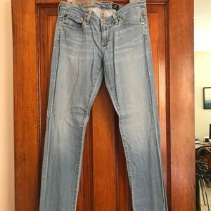 AG Light Wash Denim, sz 28